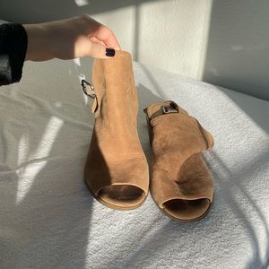 Lucky Brand Open toe booties
